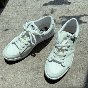 Vans White Athletic Shoes